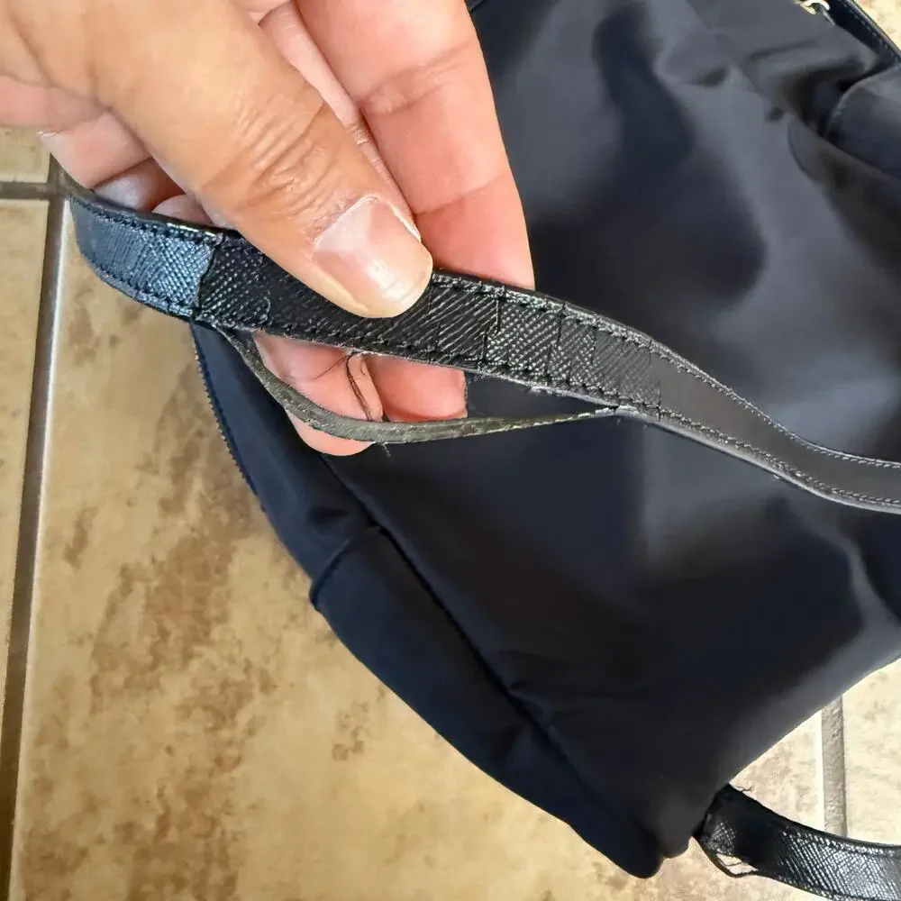 Kate Spade Black Mini‎ Backpack Travel Bag Nylon